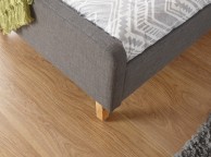 GFW Ashbourne 5ft Kingsize Dark Grey Fabric Bed Frame Thumbnail