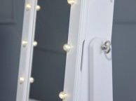 GFW Amore Mirror Jewellery Armoire With LED In Grey Thumbnail