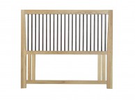 Bentley Designs Rimini Oak 4ft6 Double Wooden Headboard Thumbnail