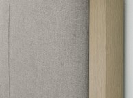 Bentley Designs Turin Aged Oak And Fabric 5ft Kingsize Headboard Thumbnail