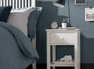 Bentley Designs Ashby White 1 Drawer Bedside Thumbnail