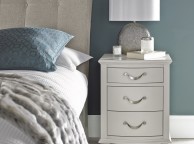 Bentley Designs Montreux Soft Grey 3 Drawer Bedside Thumbnail