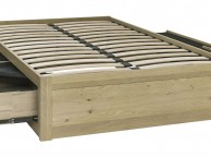 Bentley Designs Turin Aged Oak 5ft Kingsize Wooden Storage Bed Thumbnail
