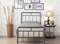 Flintshire Cilcain 3ft Single Silver Metal Bed Frame Thumbnail