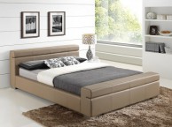 Time Living Durham 4ft6 Double Stone Faux Leather Bed Frame Thumbnail