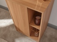 GFW Aspen Oak Finish Dressing Table And Mirror Thumbnail