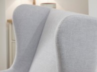 GFW Hamish Wing Chair In Light Grey Thumbnail