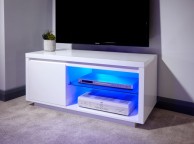 GFW Polar White Gloss LED TV Unit Thumbnail