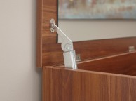 GFW Compact Dressing Table And Stool In Walnut Thumbnail