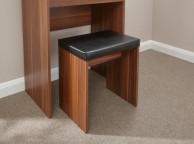 GFW Compact Dressing Table And Stool In Walnut Thumbnail