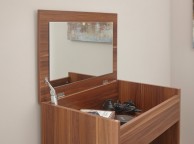 GFW Compact Dressing Table And Stool In Walnut Thumbnail