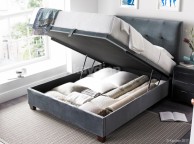 Kaydian Walkworth 6ft Super Kingsize Cliffe Velvet Fabric Ottoman Storage Bed Thumbnail