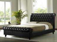 Time Living Richmond 4ft6 Double Dark Brown PU Leather Bed Frame Thumbnail
