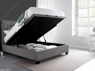 Kaydian Cheviot 5ft Kingsize Smoke Grey Fabric Automatic Ottoman Bed Thumbnail
