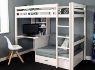 Thuka Hit 9 Childrens High Sleeper Bed With Desk And Chairbed Thumbnail