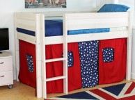 Thuka Trendy Shorty B Midsleeper Bed With Straight Ladder Thumbnail