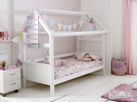 Thuka Nordic Playhouse Bed 1 With Flat White End Panels Thumbnail