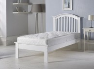 Flair Furnishings Justin 3ft Single White Wooden Bed Frame Thumbnail