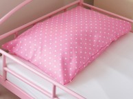 Kidsaw Starter Junior Pink Metal Bed Frame Bundle Thumbnail
