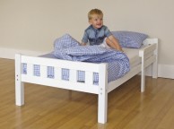 Kidsaw Starter Junior Wooden Bed Frame Bundle - Blue Thumbnail