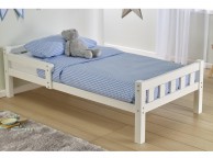 Kidsaw Starter Junior Wooden Bed Frame Bundle - Blue Thumbnail