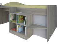 Kidsaw Pilot 3ft Single Wooden Cabin Bed In Elm Thumbnail