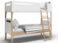 Kidsaw Solar 3ft Single White Wooden Bunk Bed Thumbnail