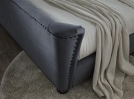 Birlea Barkley 5ft Kingsize Grey Velvet Fabric Bed Frame Thumbnail