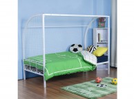 Metal Beds White Metal No Bolt Soccer Bed Thumbnail
