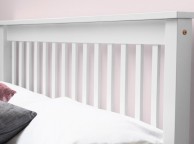 Sleep Design Adlington 4ft6 Double White Wooden Bed Frame Thumbnail