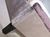 Limelight Charon 4ft6 Double Mauve Velvet Fabric Bed Frame Thumbnail