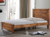 Sleep Design Plumley 5ft Kingsize Caramel Wooden Bed Frame Thumbnail