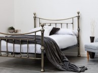 Sleep Design Stratford 4ft6 Double Antique Brass Metal Bed Frame Thumbnail