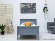 Sleep Design Tabley 3ft Single Grey Wooden Bed Frame Thumbnail