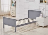 Sleep Design Tabley 3ft Single Grey Wooden Bed Frame Thumbnail