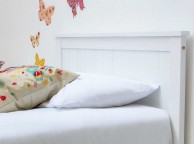 Sleep Design Tabley 3ft Single White Wooden Bed Frame Thumbnail