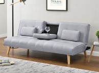 Sleep Design Brooklyn Grey Fabric Sofa Bed Thumbnail