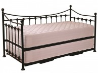 Sweet Dreams Scarlet 3ft Single Black Metal Day Bed Thumbnail