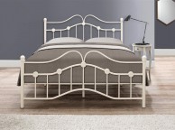 Birlea Canterbury 4ft Small Double Cream Metal Bed Frame Thumbnail