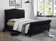 Birlea Colorado 6ft Super Kingsize Black Fabric Bed Frame Thumbnail