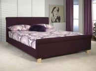 Limelight Eclipse 4ft Small Double Plum Fabric Bed Frame Thumbnail
