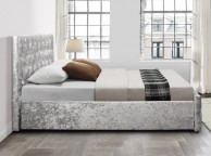 Birlea Finsbury 5ft Kingsize Steel Crushed Velvet Fabric Ottoman Bed Frame Thumbnail