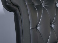 Limelight Epsilon 4ft6 Double Black Faux Leather Bed Frame Thumbnail