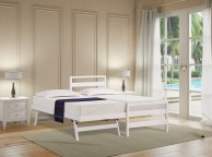 Emporia Sophia 3ft Single White Wooden Guest Bed Thumbnail