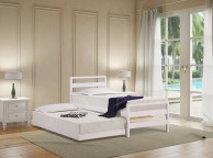 Emporia Sophia 3ft Single White Wooden Guest Bed Thumbnail