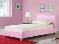Limelight Galaxy 3ft Single Pink Faux Leather Bed Frame Thumbnail