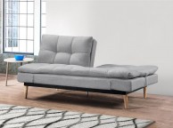 Birlea Squish Light Stone Grey Fabric Sofa Bed Thumbnail