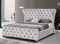 Sleep Design Bridewell 5ft Kingsize Grey Velvet Bed Frame Thumbnail