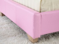 Limelight Galaxy 3ft Single Pink Faux Leather Bed Frame Thumbnail