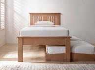 Sleep Design Malpas Oak Finish Wooden Guest Bed Thumbnail